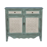Clancy Antique Blue And White Console