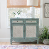 Clancy Antique Blue And White Console