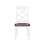 Harrison Cherry And White 5Pc Dining Set