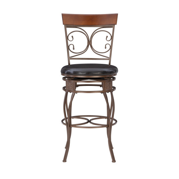 Bria Metal Swivel Big And Tall Stool