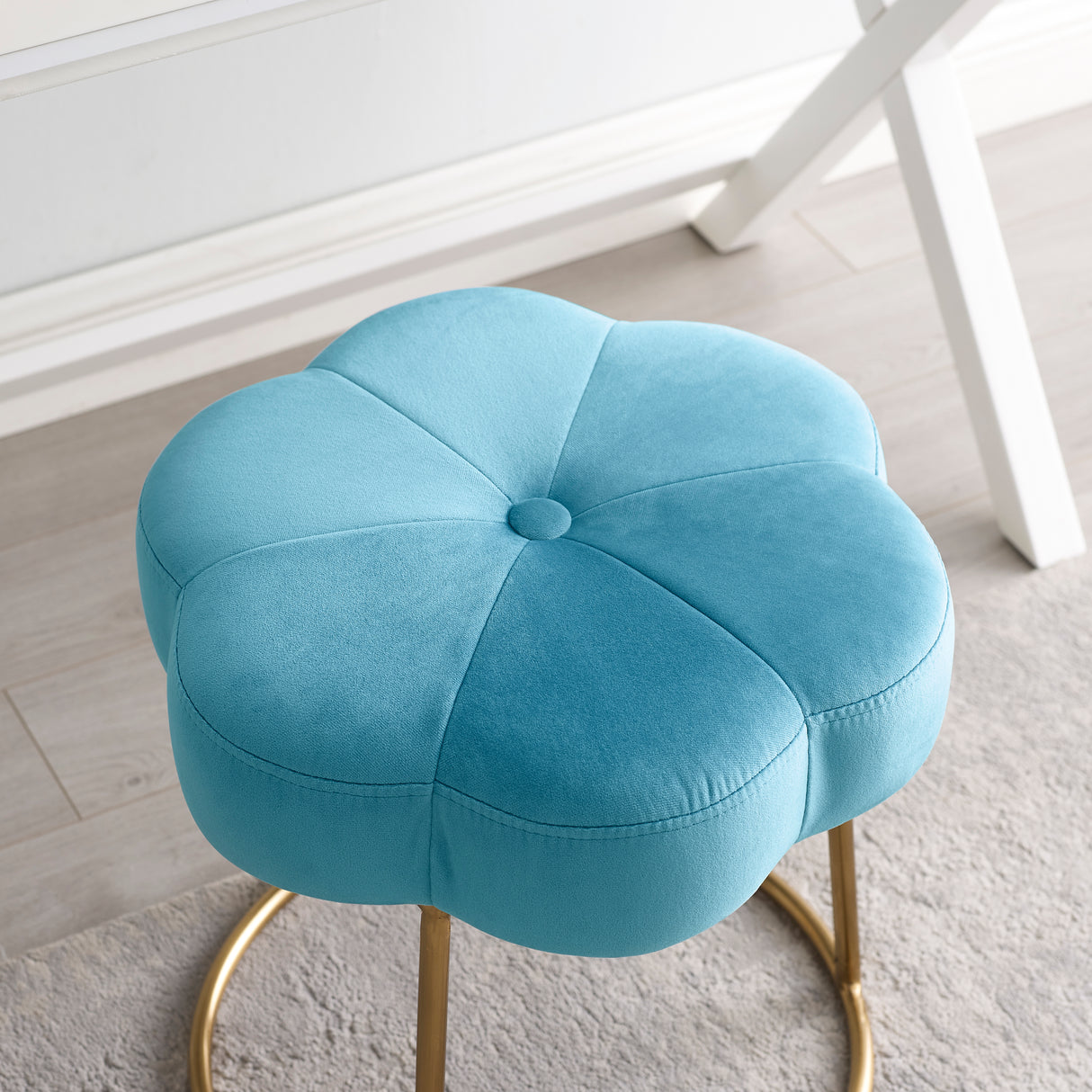 Flower Vanity Stool