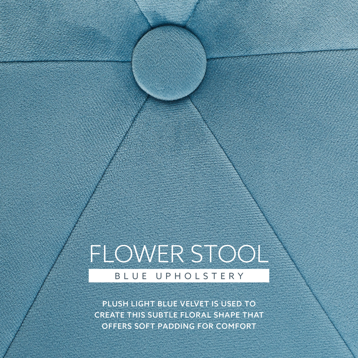 Flower Vanity Stool