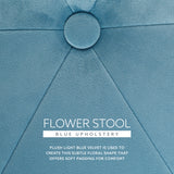 Flower Vanity Stool