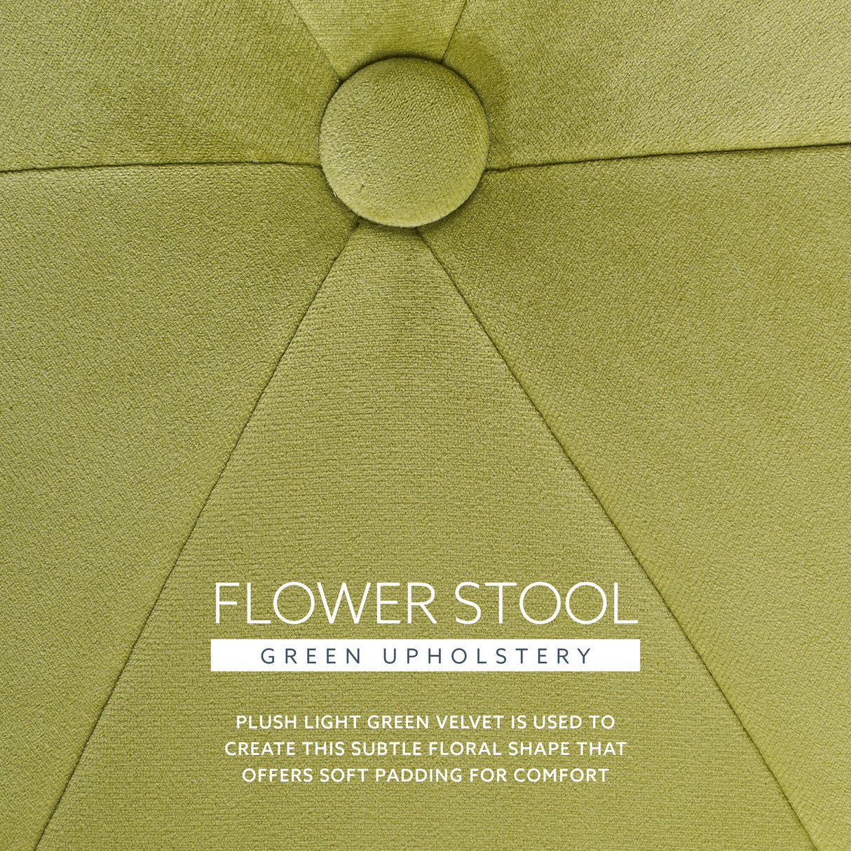 Flower Vanity Stool