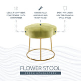 Flower Vanity Stool