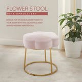 Flower Vanity Stool