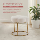 Flower Vanity Stool