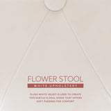 Flower Vanity Stool