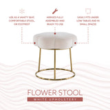 Flower Vanity Stool