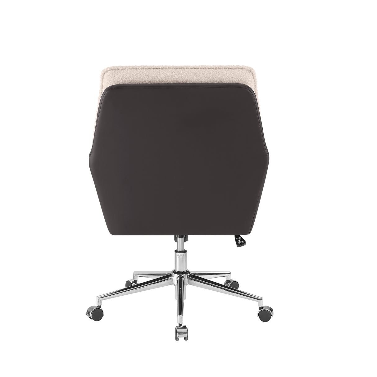 Maddie Black Gray Swivel Office Chair