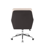 Maddie Black Gray Swivel Office Chair