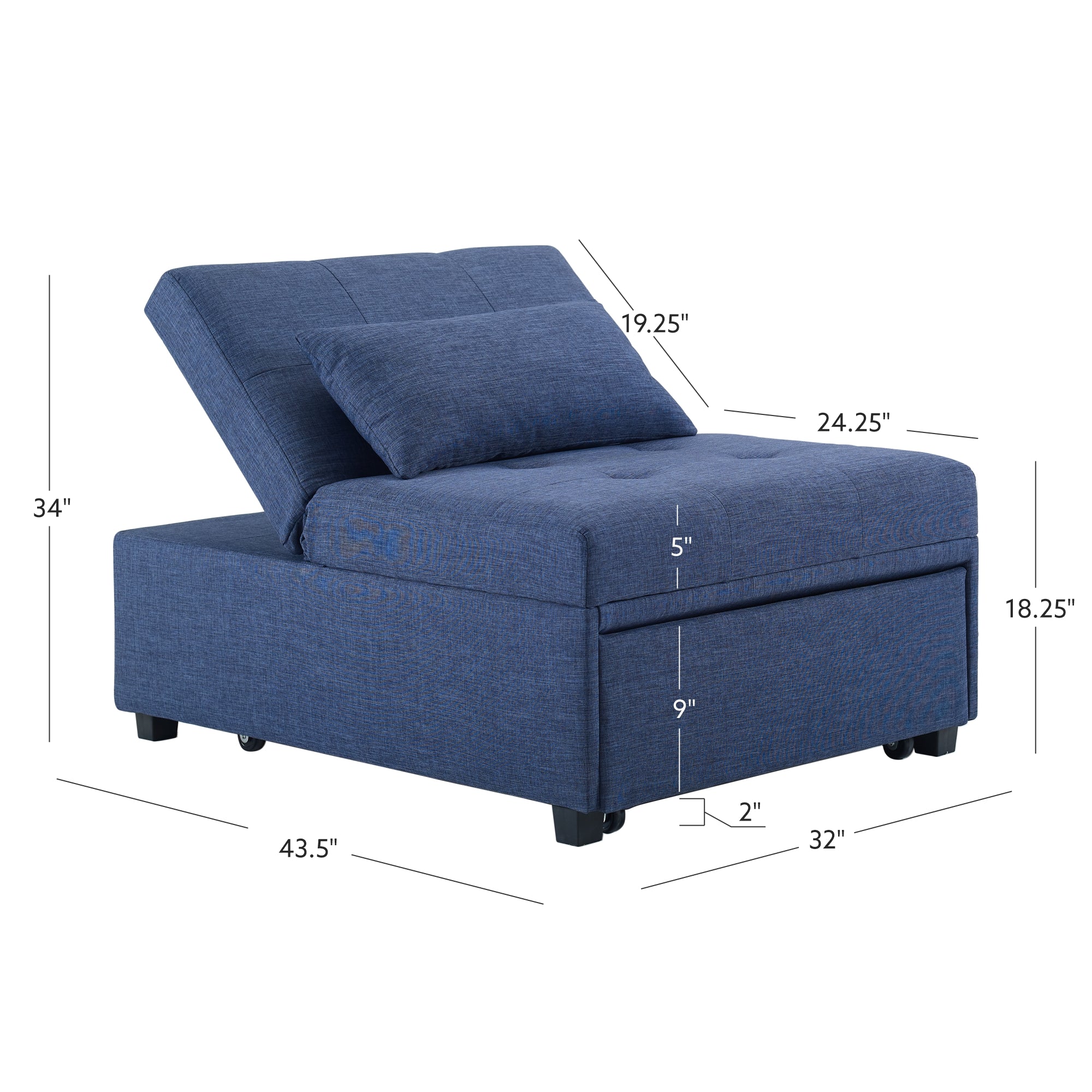 Dozer Sleeper Chair – Linon Home & Design LLC