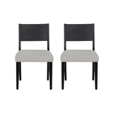 Cosgrove Black Upholstered Side Chair