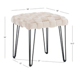 Neva Square Ottoman Stool