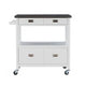 Sydney White Kitchen Cart
