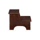 Masonboro Espresso Bed Step