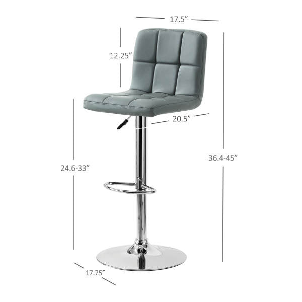 Brandt Faux Leather Bar Stool