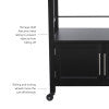 Cameron Kitchen Cart Granite Top