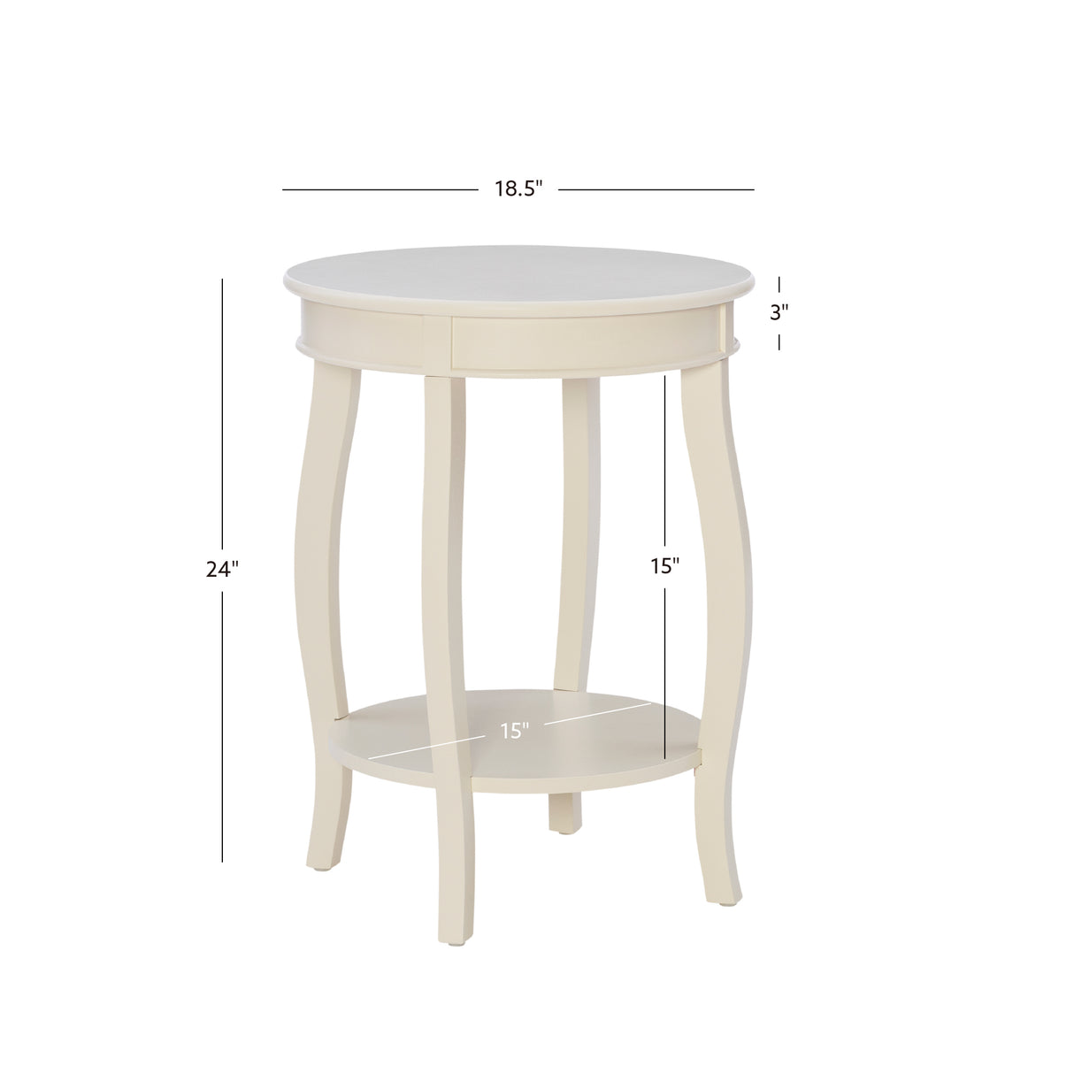 Rainbow Round Side Table