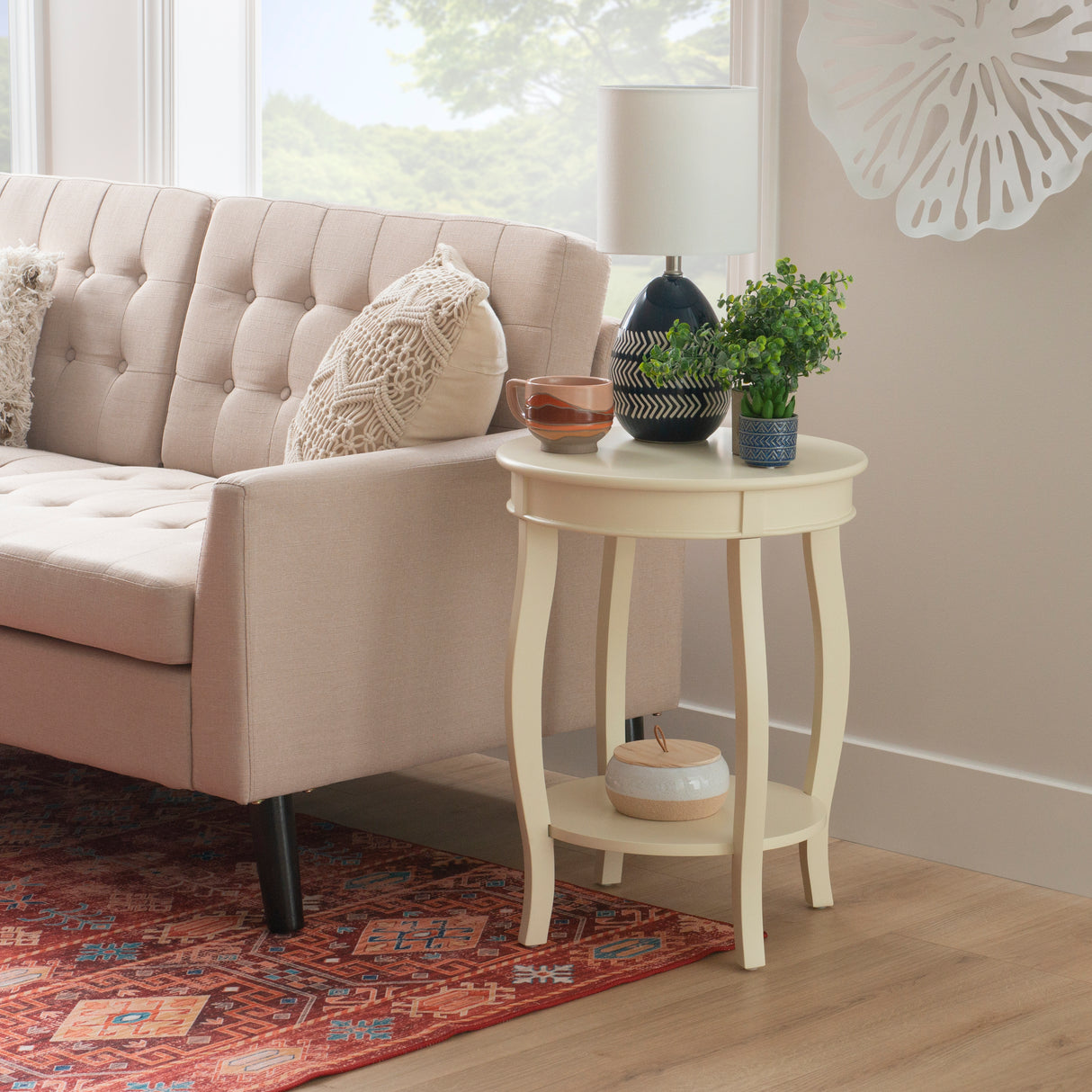 Rainbow Round Side Table