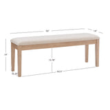 Daly Brown Bench