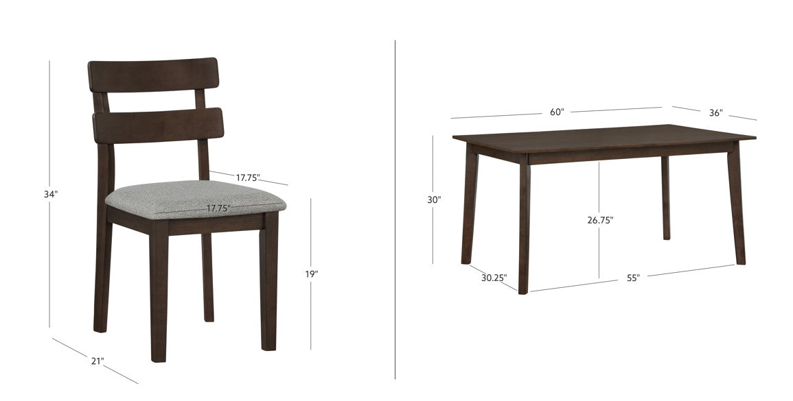 Daly 5PC Dining Set