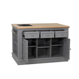 Penda Kitchen Island w/Stools