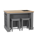 Penda Kitchen Island w/Stools