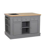 Penda Kitchen Island w/Stools