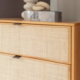 Claudette Cane 5-Drawer Chest