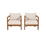 Surfside Brown Outdoor Club Chair
