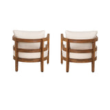Surfside Brown Outdoor Club Chair