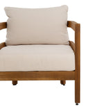 Surfside Brown Outdoor Club Chair