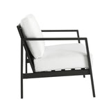 Alora Outdoor Aluminum Black Armchair