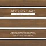 Adirondack Rocking Chair