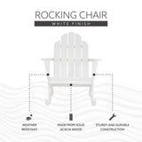 Adirondack Rocking Chair