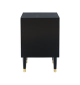 Geo 2-Drawer Texture Nightstand