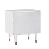 Geo 2-Drawer Texture Nightstand