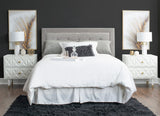 Geo 2-Drawer Texture Nightstand