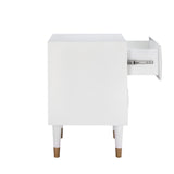 Geo 2-Drawer Texture Nightstand