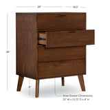 Hudson 4 Drawer Chest