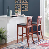 Torino Mission Back Stool