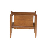 Flay Walnut Magazine Rack