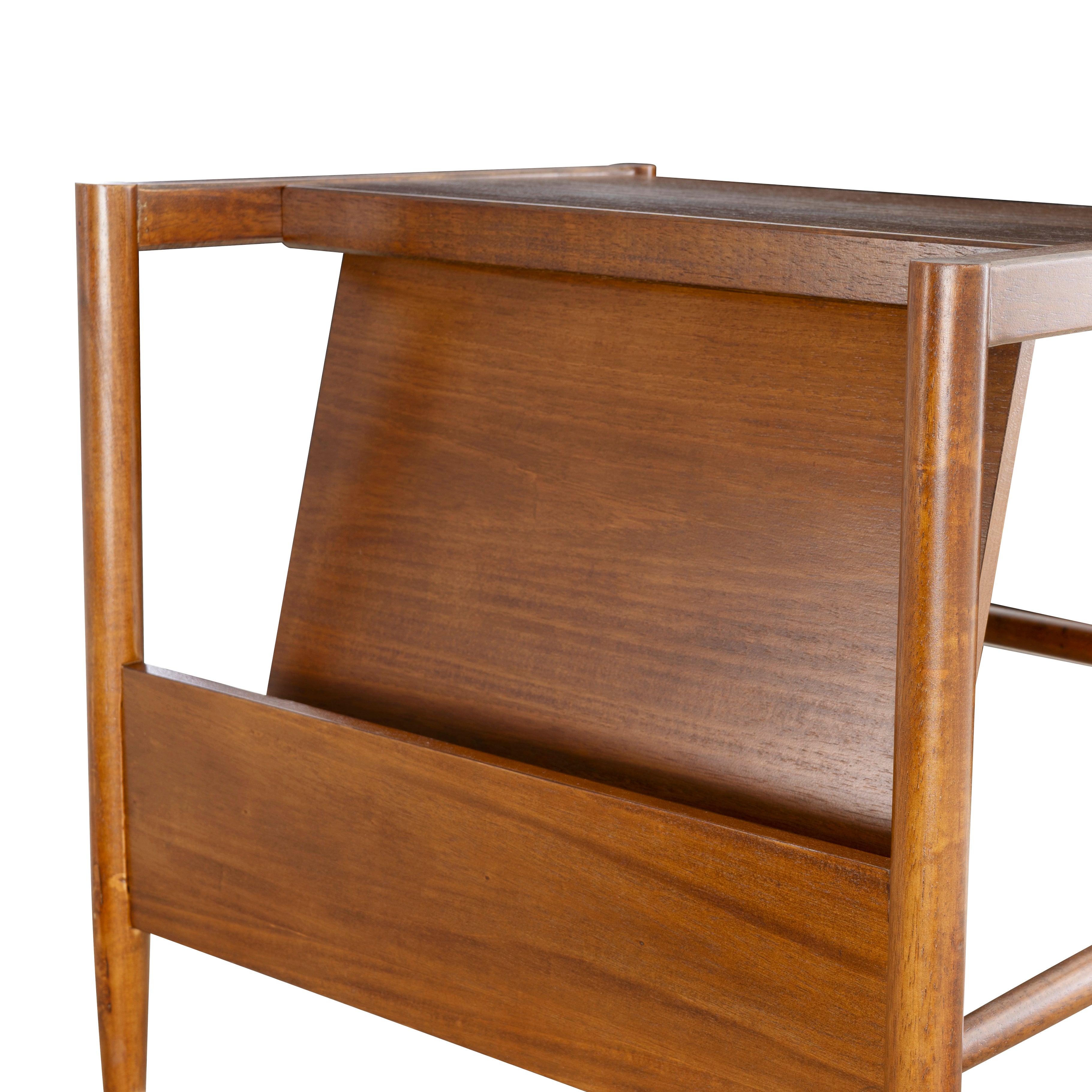 Flay Walnut Magazine Rack – Linon Home & Design LLC