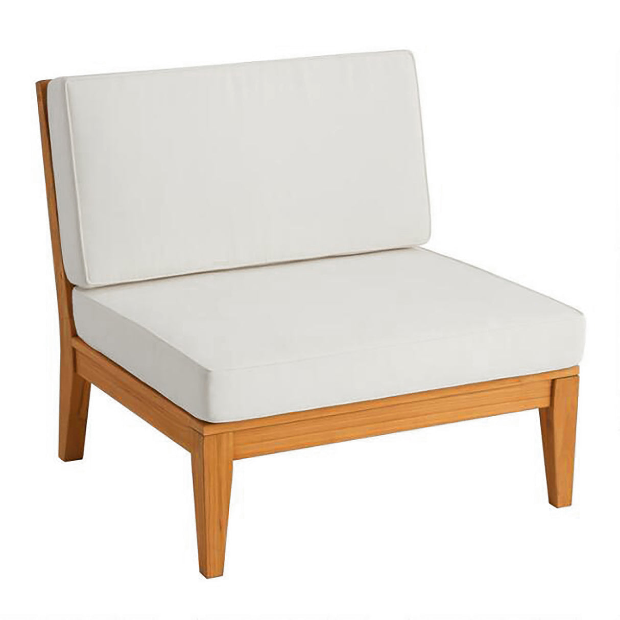 Soha Teak Armless Chair and Corner Chair