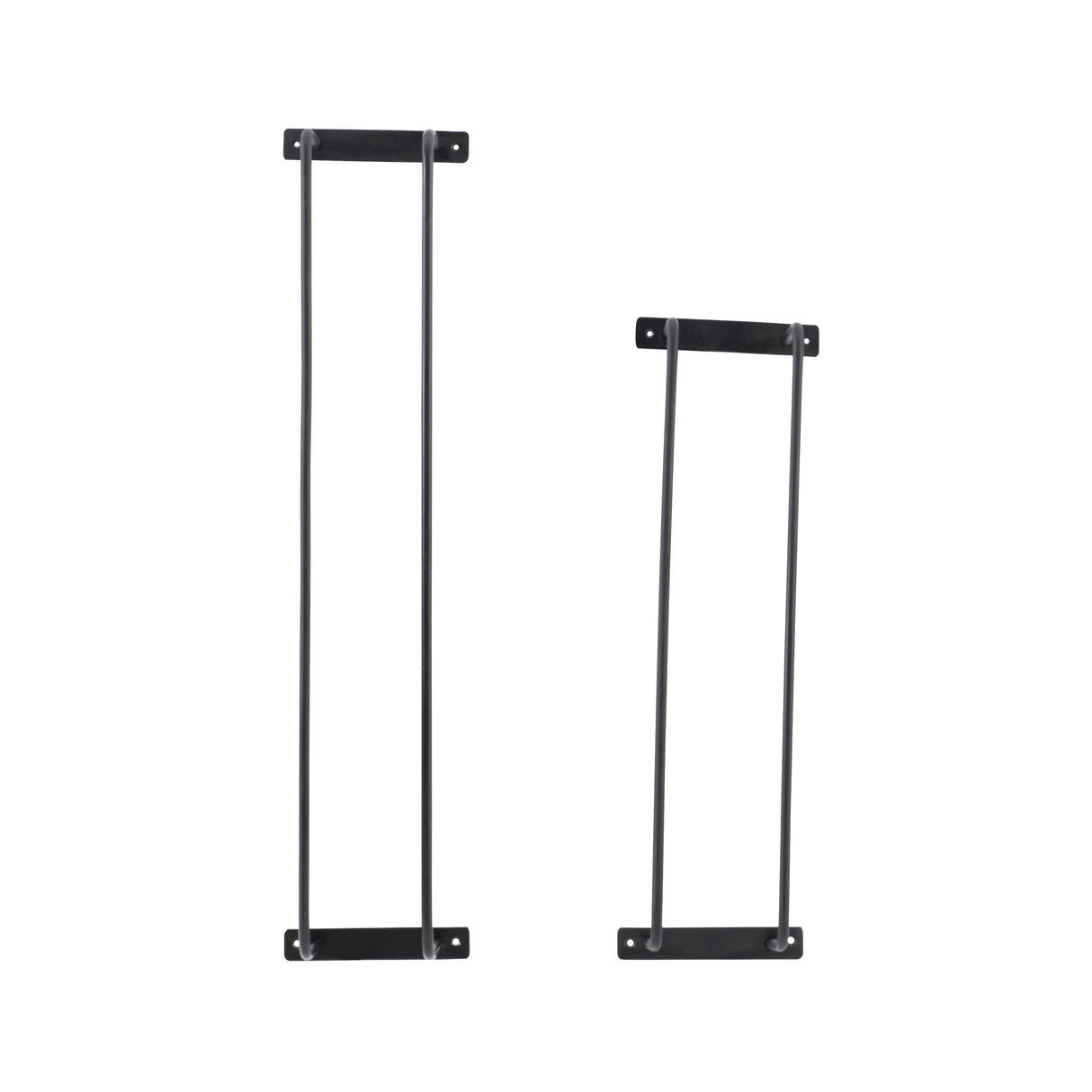 Terry Black Metal Towel (Set of 2)
