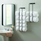 Terry Black Metal Towel (Set of 2)