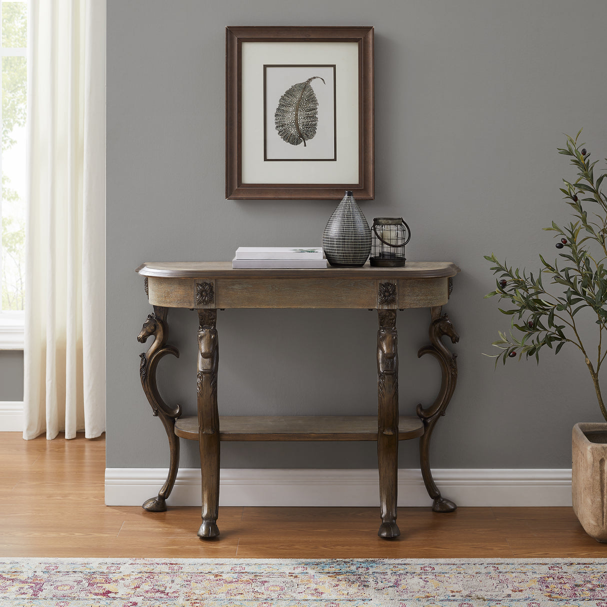 Flicka Console With Cast Legs
