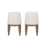 Torres Cream Upholstered Side Chairs