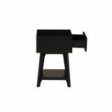 Cassie Cane Side Table Nightstand